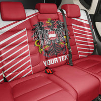 Custom Austria Football Back Car Seat Cover Come On Das Team