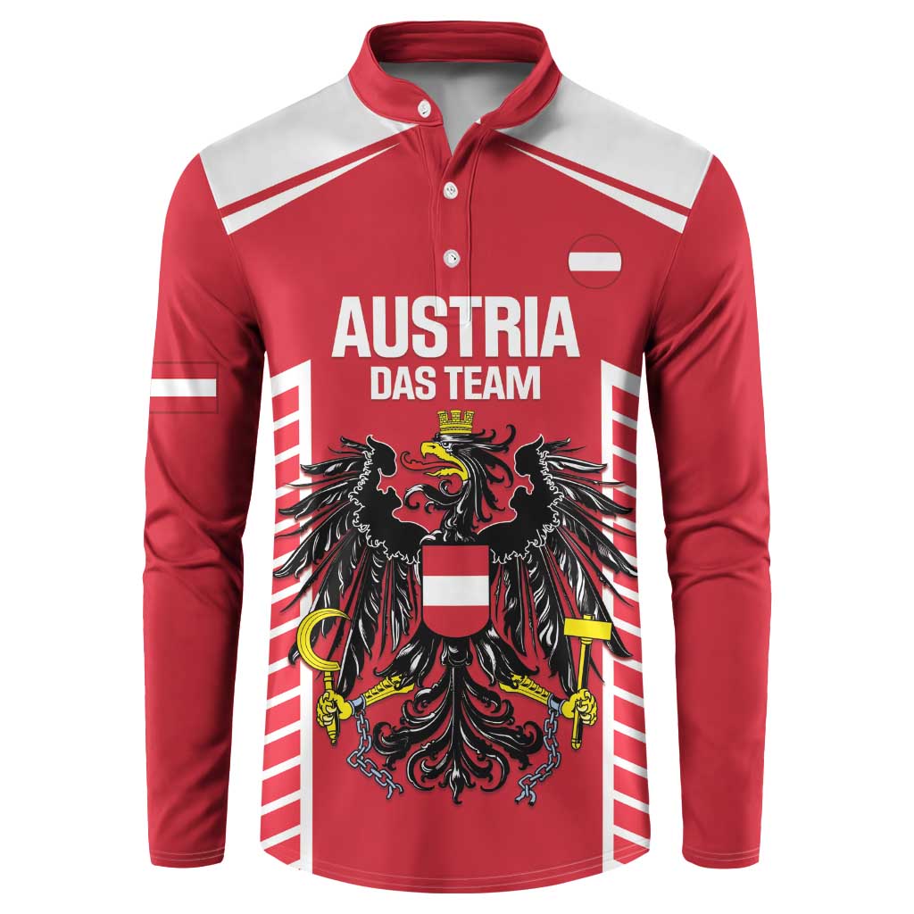 Custom Austria Football Button Sweatshirt Come On Das Team