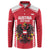 Custom Austria Football Button Sweatshirt Come On Das Team