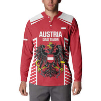 Custom Austria Football Button Sweatshirt Come On Das Team