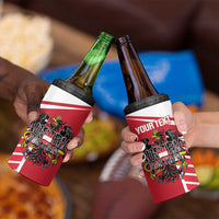 Custom Austria Football 4 in 1 Can Cooler Tumbler Come On Das Team