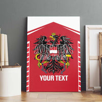 Custom Austria Football Canvas Wall Art Come On Das Team