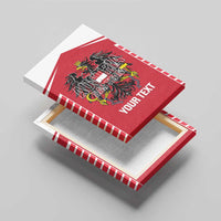 Custom Austria Football Canvas Wall Art Come On Das Team