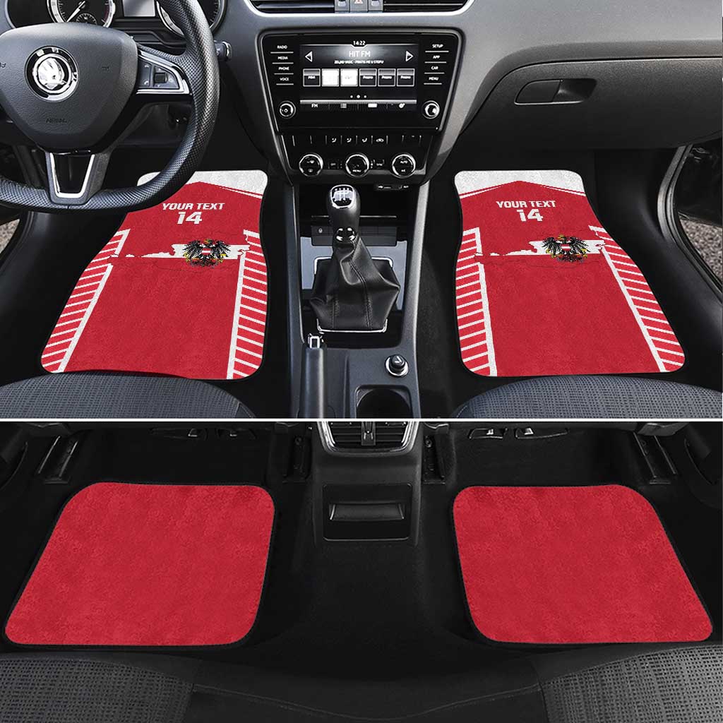 Custom Austria Football Car Mats Come On Das Team