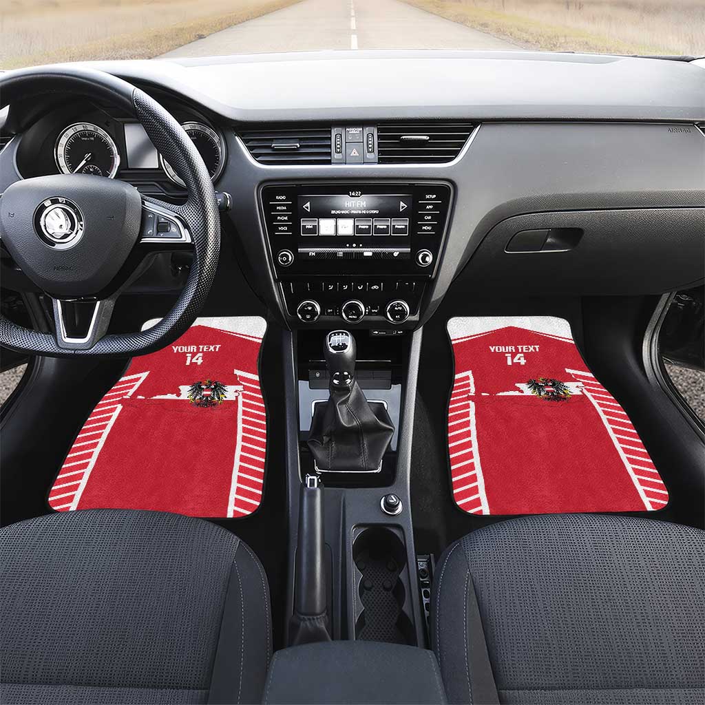 Custom Austria Football Car Mats Come On Das Team