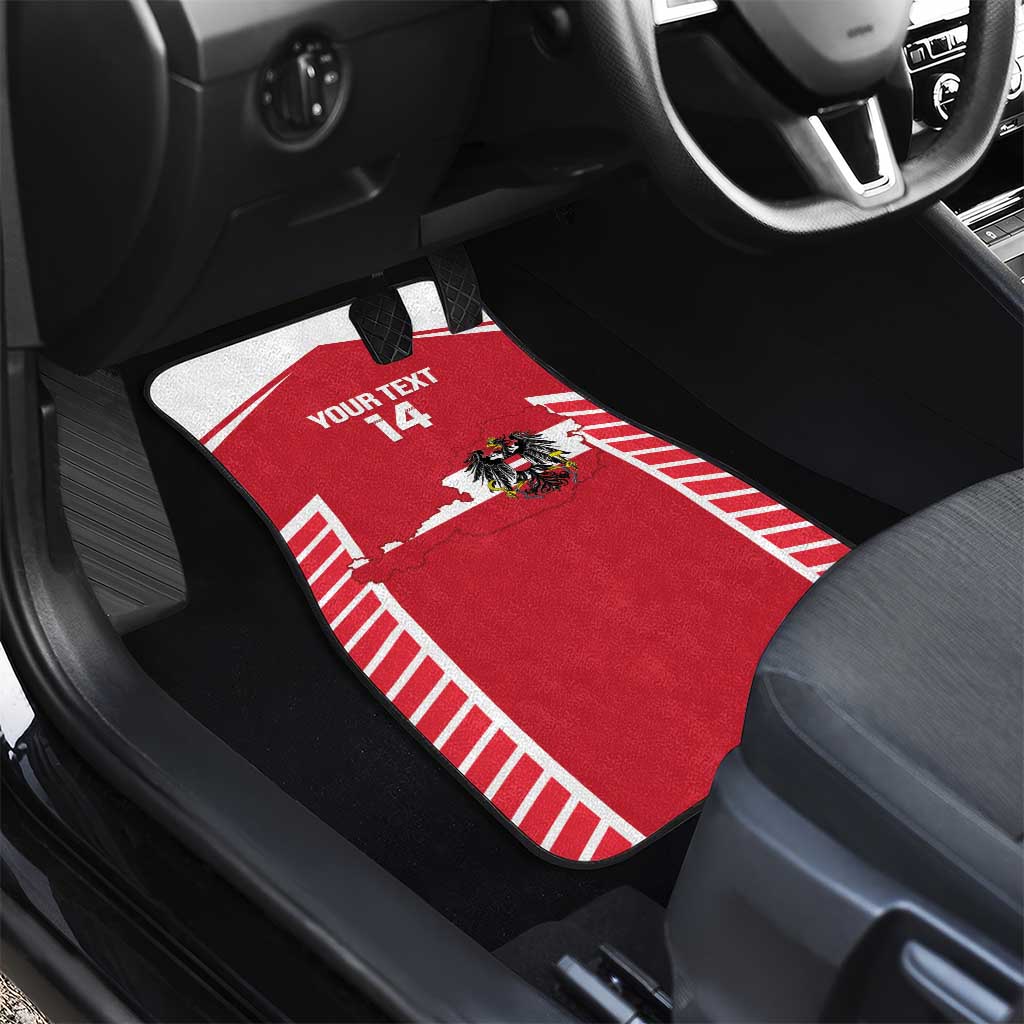 Custom Austria Football Car Mats Come On Das Team