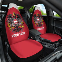 Custom Austria Football Car Seat Cover Come On Das Team