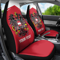 Custom Austria Football Car Seat Cover Come On Das Team