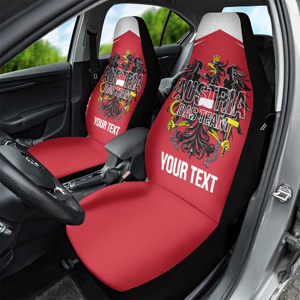 Custom Austria Football Car Seat Cover Come On Das Team