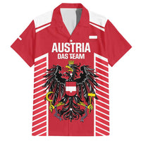 Custom Austria Football Family Matching Long Sleeve Bodycon Dress and Hawaiian Shirt Come On Das Team