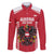 Custom Austria Football Family Matching Long Sleeve Bodycon Dress and Hawaiian Shirt Come On Das Team