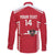 Custom Austria Football Family Matching Long Sleeve Bodycon Dress and Hawaiian Shirt Come On Das Team