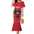 Custom Austria Football Family Matching Mermaid Dress and Hawaiian Shirt Come On Das Team