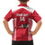 Custom Austria Football Family Matching Off The Shoulder Long Sleeve Dress and Hawaiian Shirt Come On Das Team