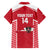 Custom Austria Football Family Matching Off The Shoulder Long Sleeve Dress and Hawaiian Shirt Come On Das Team