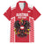 Custom Austria Football Family Matching Short Sleeve Bodycon Dress and Hawaiian Shirt Come On Das Team