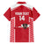Custom Austria Football Family Matching Short Sleeve Bodycon Dress and Hawaiian Shirt Come On Das Team