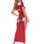Custom Austria Football Family Matching Short Sleeve Bodycon Dress and Hawaiian Shirt Come On Das Team