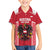 Custom Austria Football Family Matching Short Sleeve Bodycon Dress and Hawaiian Shirt Come On Das Team