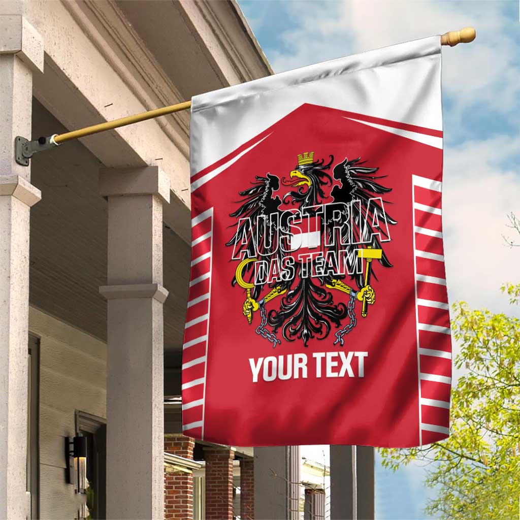 Custom Austria Football Garden Flag Come On Das Team