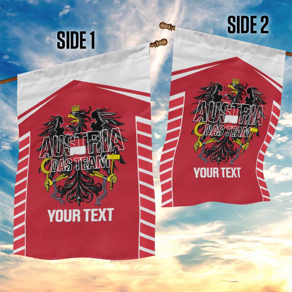 Custom Austria Football Garden Flag Come On Das Team