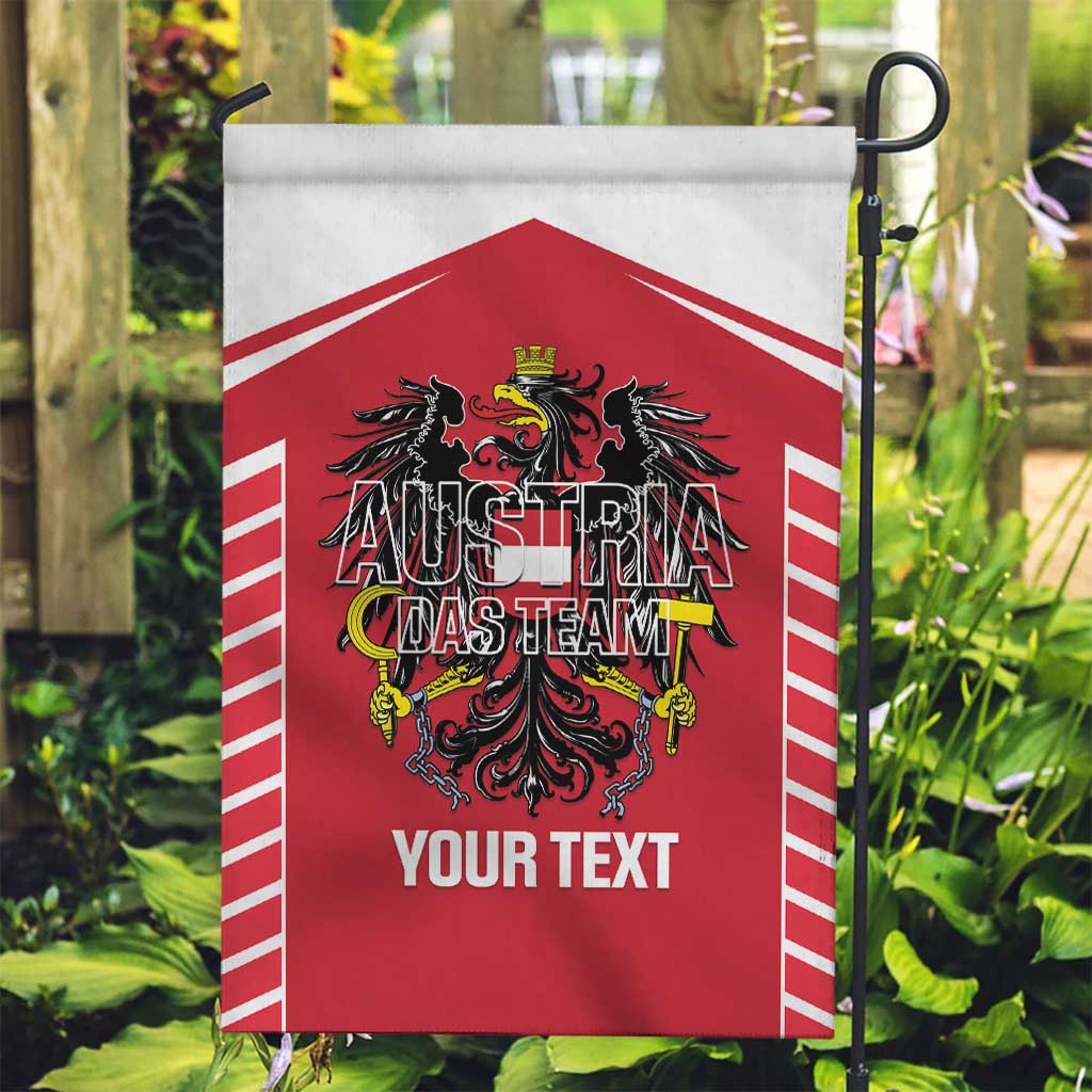 Custom Austria Football Garden Flag Come On Das Team
