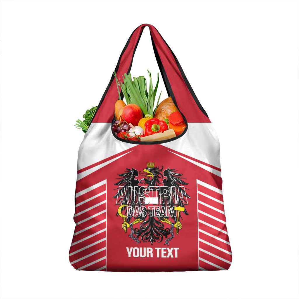 Custom Austria Football Grocery Bag Come On Das Team