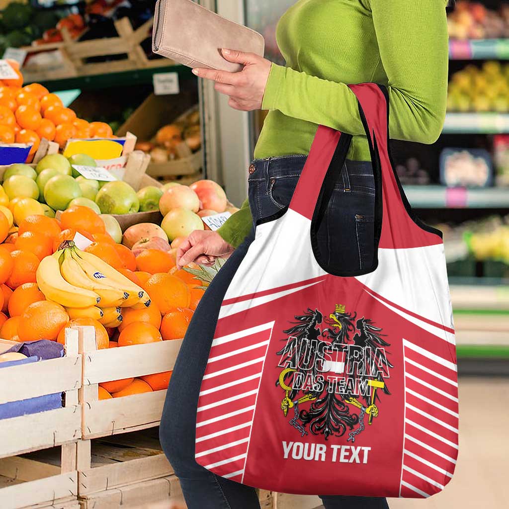 Custom Austria Football Grocery Bag Come On Das Team