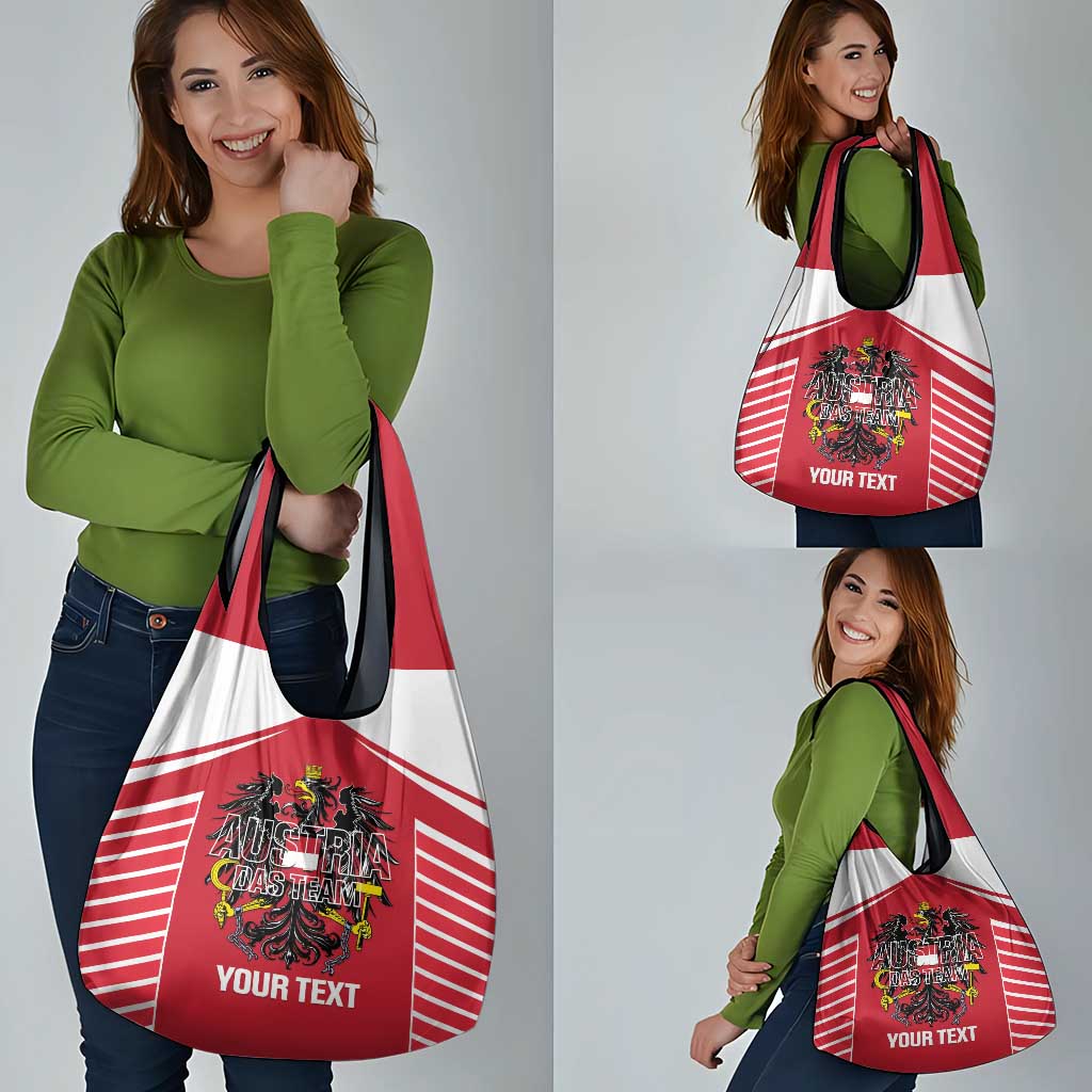 Custom Austria Football Grocery Bag Come On Das Team