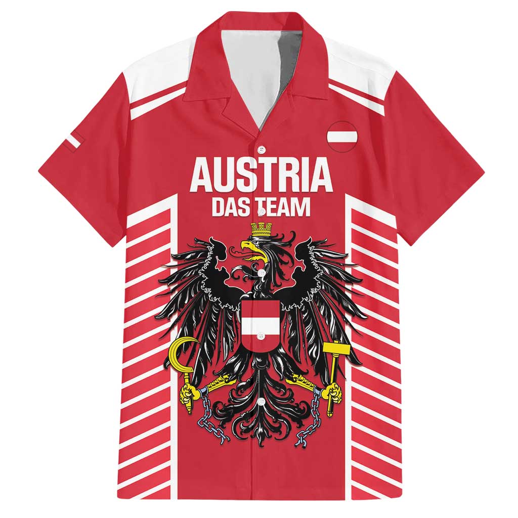 Custom Austria Football Hawaiian Shirt Come On Das Team