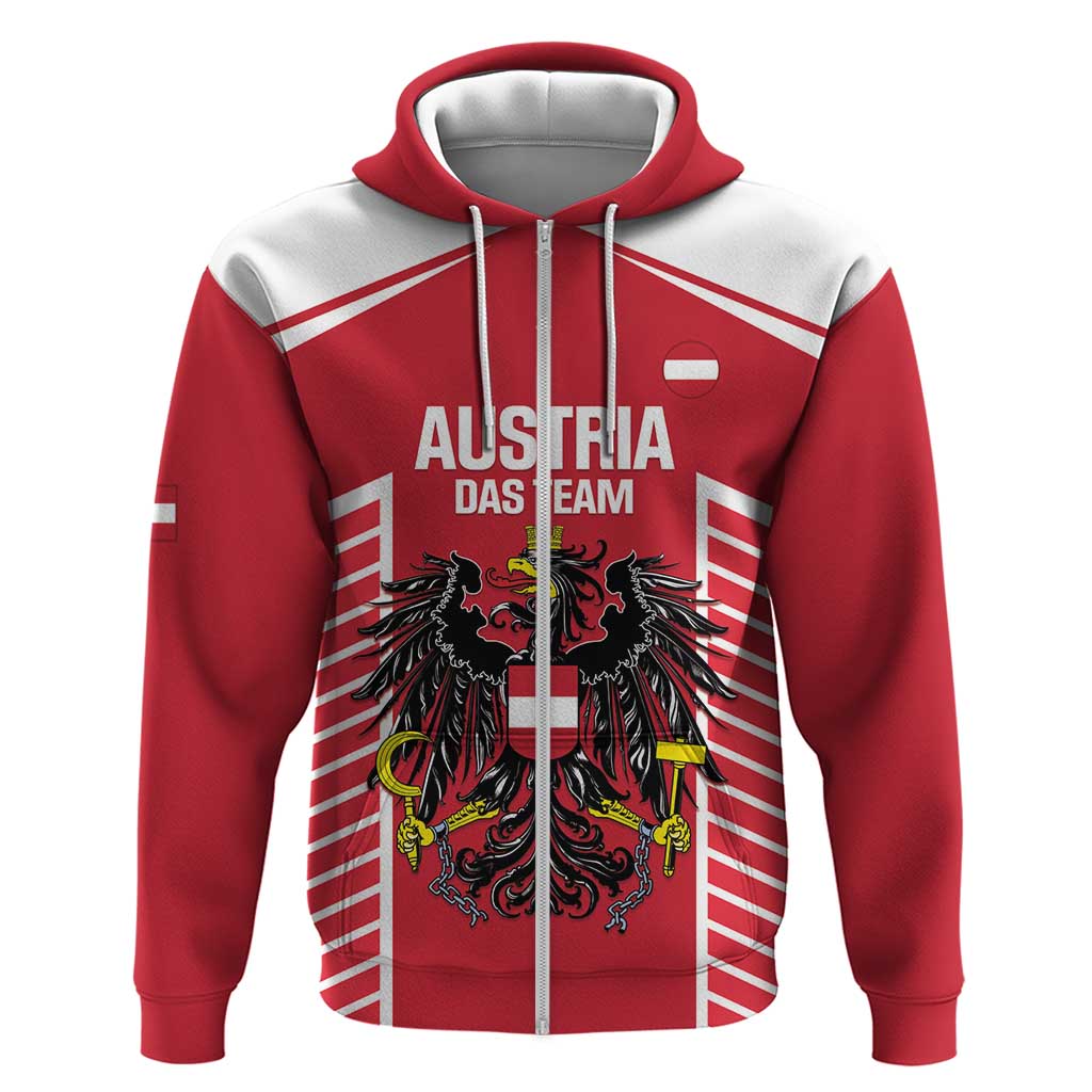Custom Austria Football Hoodie Come On Das Team