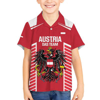 Custom Austria Football Kid Hawaiian Shirt Come On Das Team