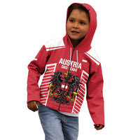 Custom Austria Football Kid Hoodie Come On Das Team
