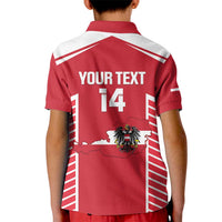 Custom Austria Football Kid Polo Shirt Come On Das Team