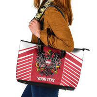 Custom Austria Football Leather Tote Bag Come On Das Team