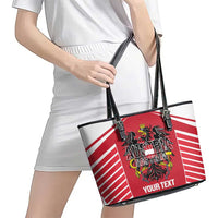 Custom Austria Football Leather Tote Bag Come On Das Team