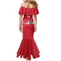 Custom Austria Football Mermaid Dress Come On Das Team
