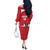 Custom Austria Football Off The Shoulder Long Sleeve Dress Come On Das Team
