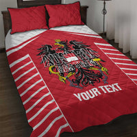 Custom Austria Football Quilt Bed Set Come On Das Team