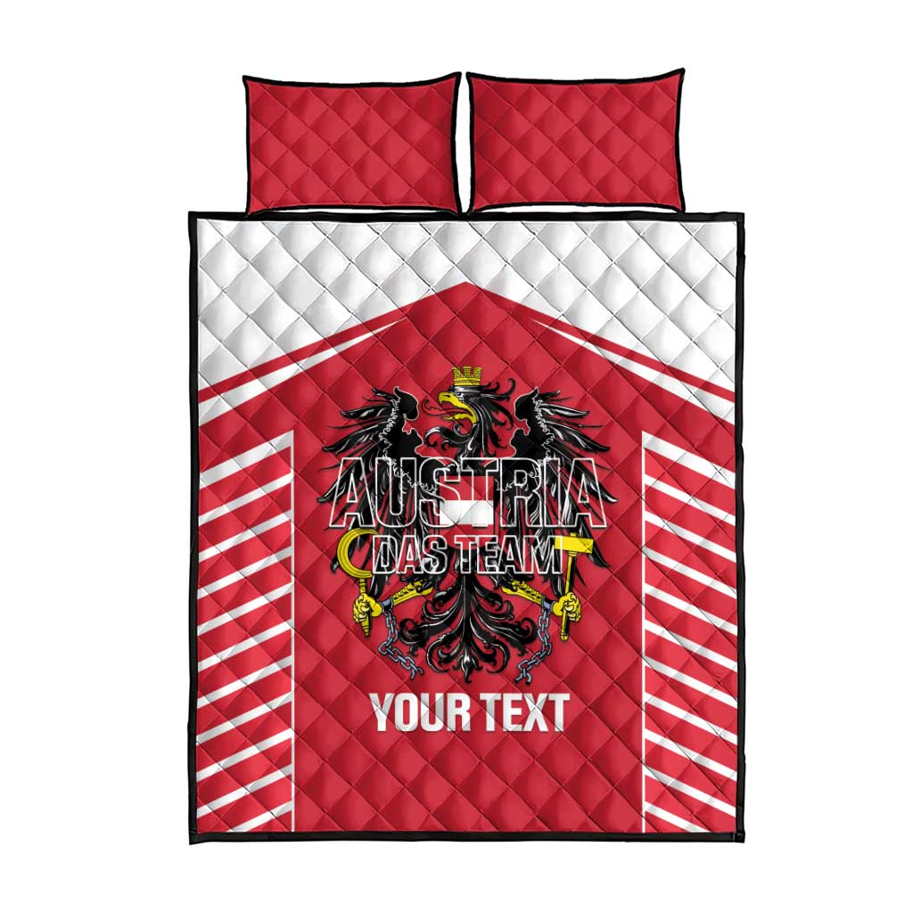 Custom Austria Football Quilt Bed Set Come On Das Team