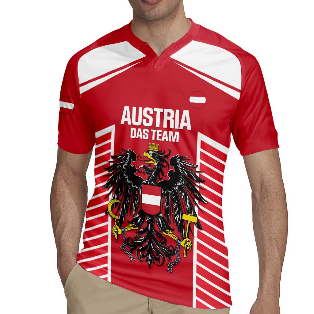 Custom Austria Football Rugby Jersey Come On Das Team