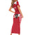 Custom Austria Football Short Sleeve Bodycon Dress Come On Das Team