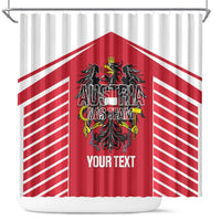Custom Austria Football Shower Curtain Come On Das Team