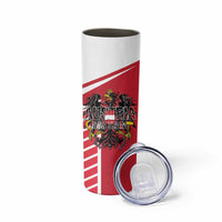 Custom Austria Football Skinny Tumbler Come On Das Team