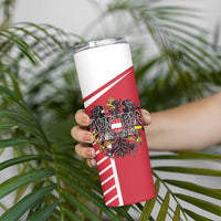 Custom Austria Football Skinny Tumbler Come On Das Team