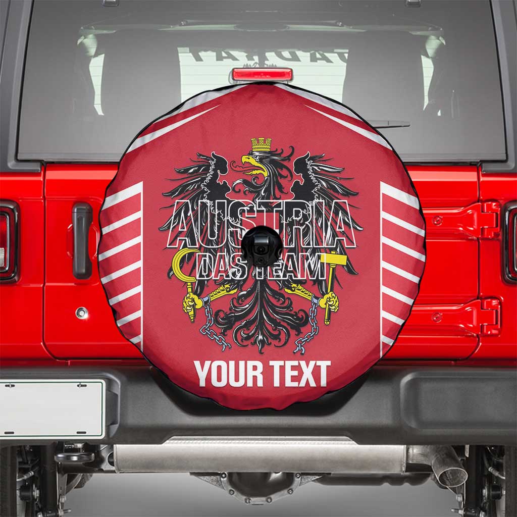 Custom Austria Football Spare Tire Cover Come On Das Team