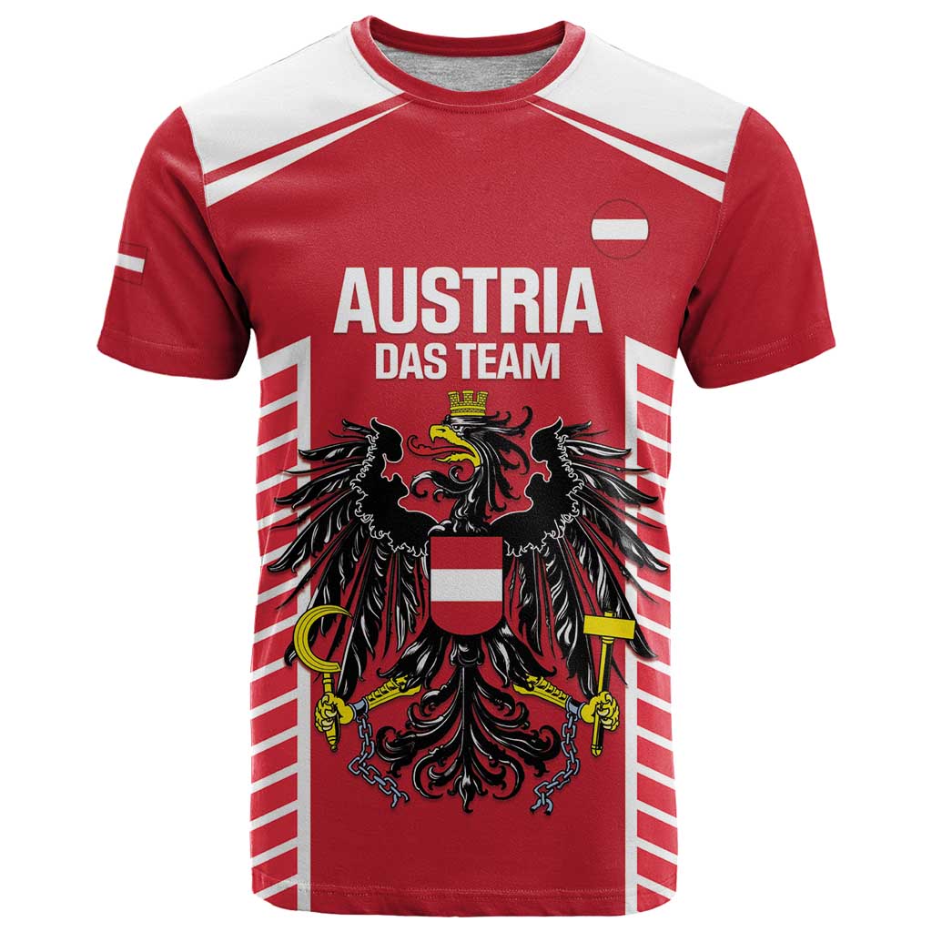 Custom Austria Football T Shirt Come On Das Team