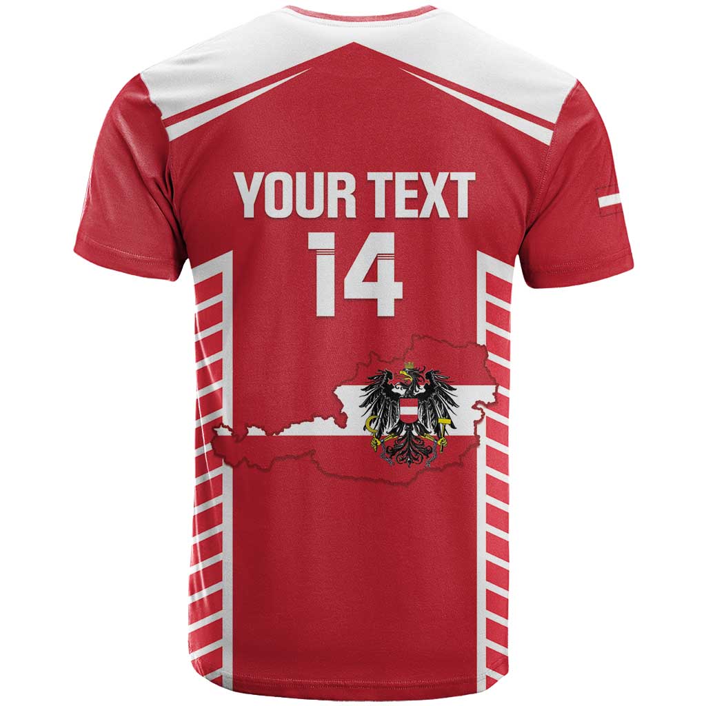 Custom Austria Football T Shirt Come On Das Team
