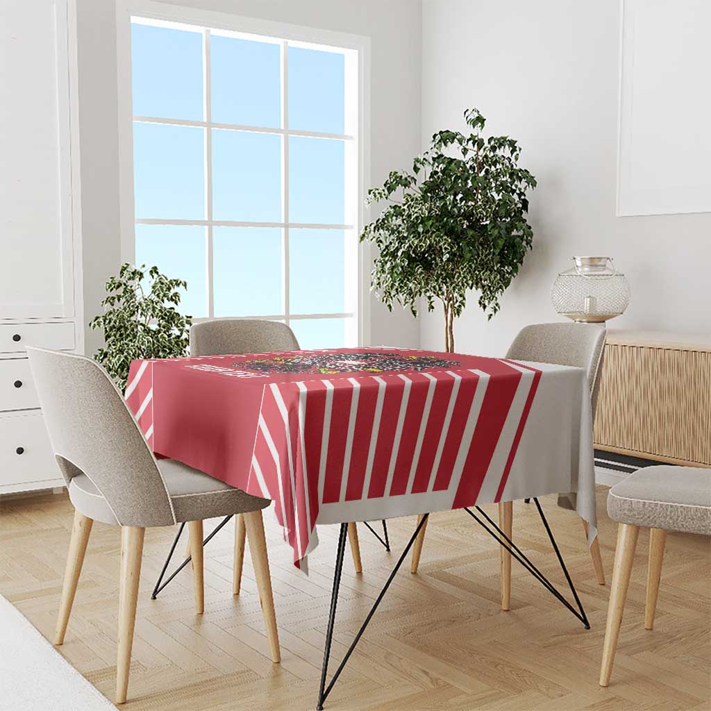 Custom Austria Football Tablecloth Come On Das Team