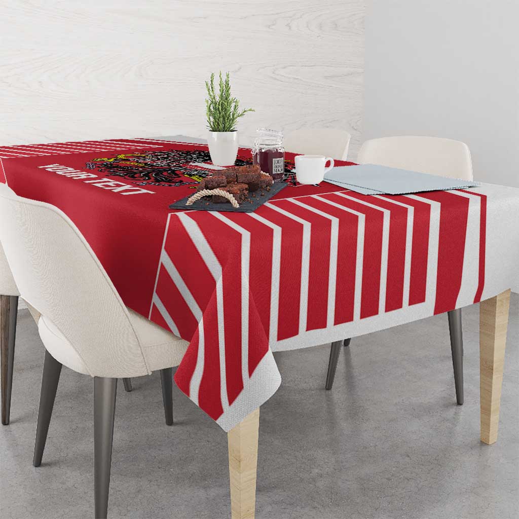 Custom Austria Football Tablecloth Come On Das Team